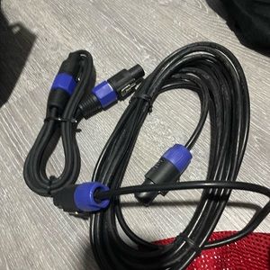 speaker cords 2 pc new 
Speakon male connectors on both sides .